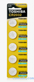 Батарейка CR2032 Toshiba (CR2032/5BL 100BOX)