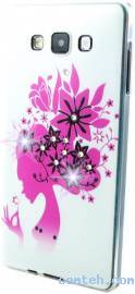 Чехол-накладка для LG L80+ Dual D335/D337 Mobiking Flower Lady (35935)