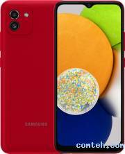 Смартфон Samsung Galaxy A03 64Gb Red (SM-A035FZRG)